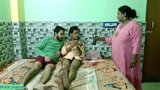 Dehati aunty fucking by nephew on honeymoon sex mms Video