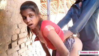 Dehati Indian Aunty Fucking Ass with Nephew in Doggystyle Video