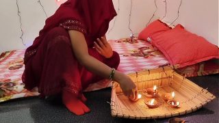 Dipawali special day fucking with boyfriend bhabhi Indian village beautiful really hot Sex Video