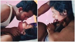Indian Bihari sister blowjob and pussy fucked with step brother Video