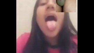 Indian boy whatsapp chatting with girl Video