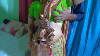 Indian Dehati maid fucking pussy with boobs sucks by owner Video