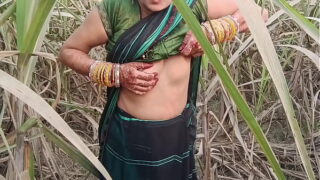 Indian Delhi Village Aunty Boobs Sucked And Pussy Fucked In Outdoor Video