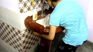 Indian Desi village wife sucking huge cock with husband friend Video