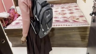 indian girl come to school and fucking pussy Video