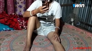 Indian Nepali Bhabhi fucking hard pussy in bedroom with dewar Video