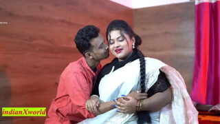 Indian Telugu Village House Wife Love Sex with Husband Friend Video