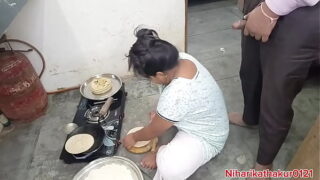 Marathi village milf maid fucking by village owner in kitchen Video